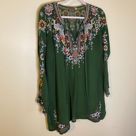 Johnny Was SUNFLOWER BLOUSE Size: S - Picture 4 of 12